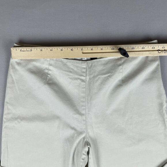 Gap Side Zip Stretch Capri Pants Women’s 8 Khakis Vintage Basic Preppy Essential - Picture 10 of 16